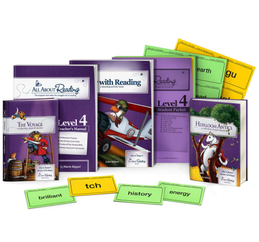 ALL ABOUT READING LEVEL 4 MATERIALS (COLOR ED.)