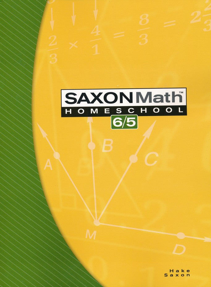 Saxon Math 6/5: Homeschool, 3rd Edition (PB)