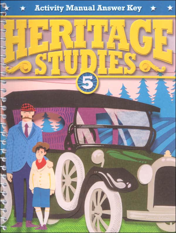 BJU Heritage Studies 5 Activity Manual Answer Key 4th Edition