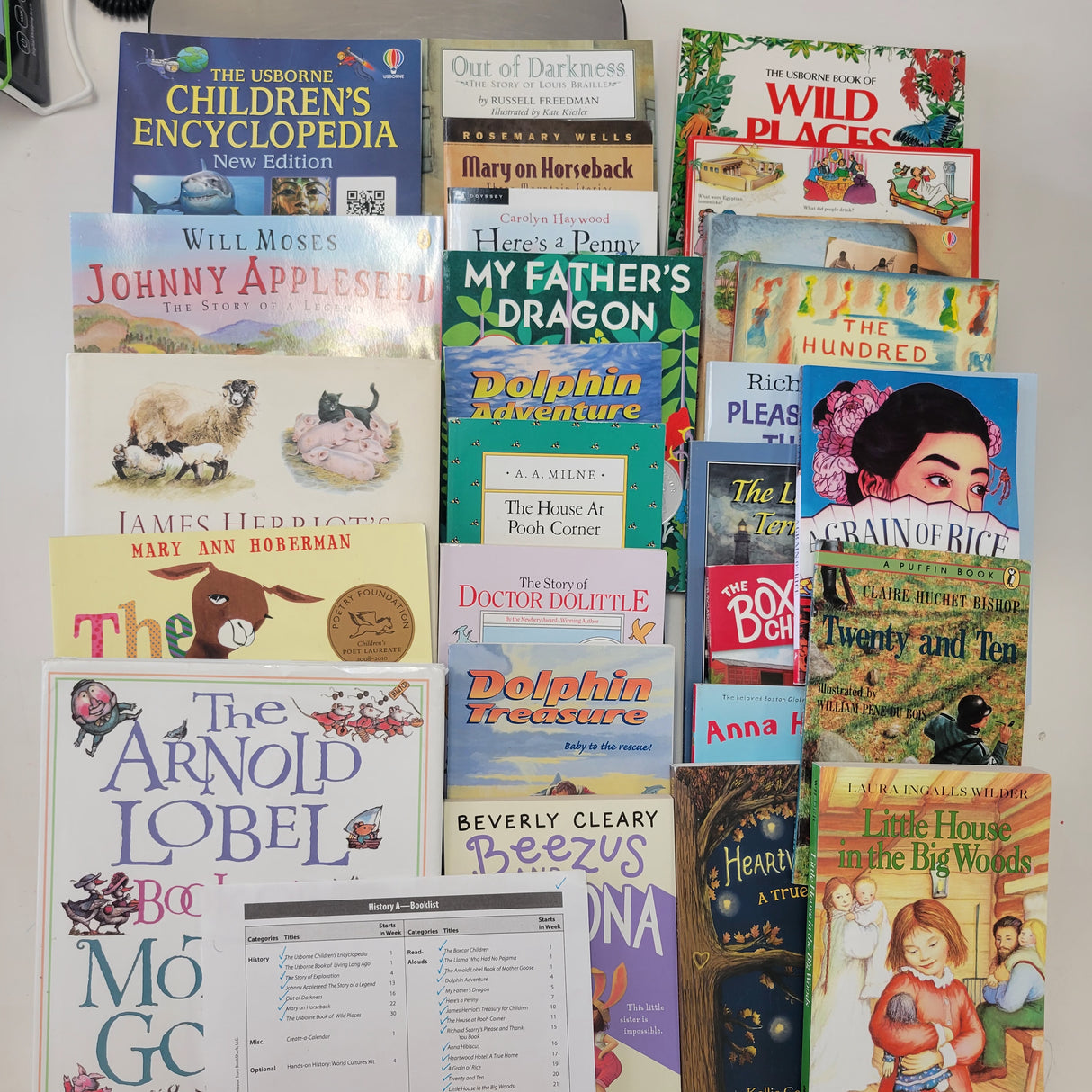 Bookshark Level A History Literature & Read Alouds (Set of 26)
