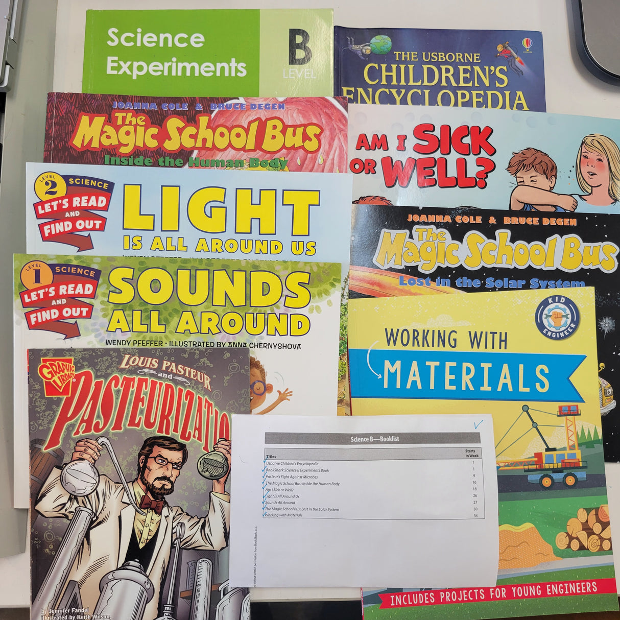 Bookshark Level B History & Science Instructor Guides & Literature Books
