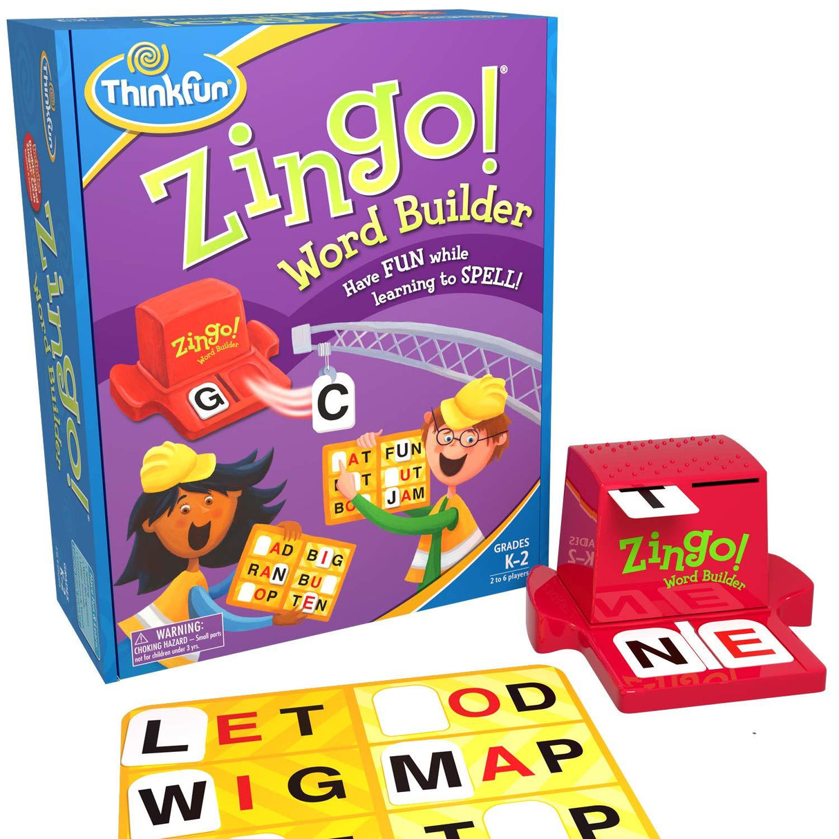 ThinkFun Zingo Word Builder Early Reading Games-still shrink wrapped!