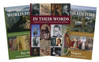 Exploring World History 3 book set by Notgrass