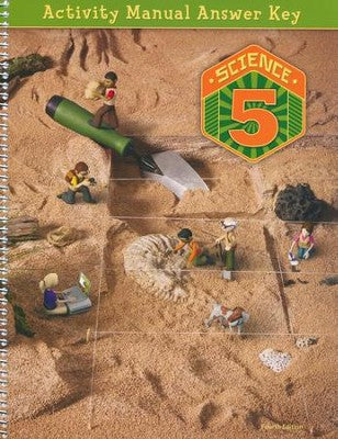 BJU Science 5 Activity Manual Answer Key 4th edition