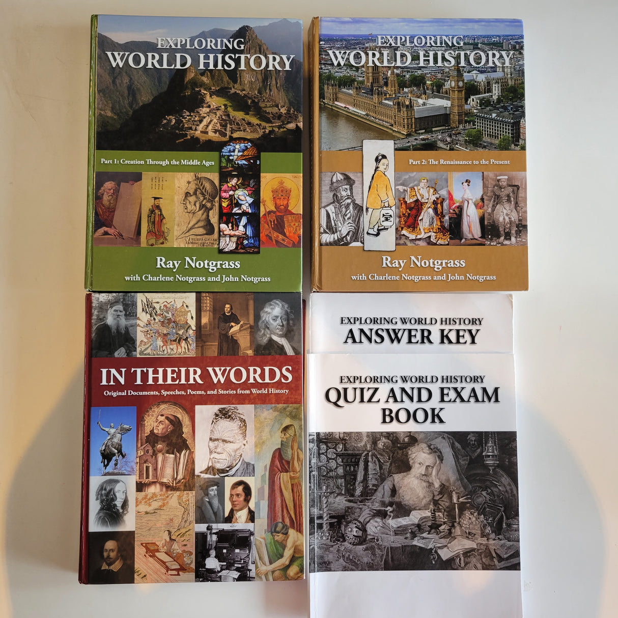 Exploring World History Creation through Middle Ages (Set of 5)