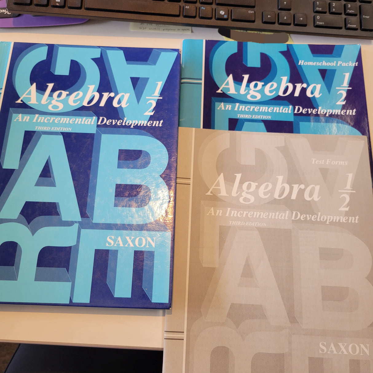 Saxon Algebra 1/2 3rd Edition (Set of 3)