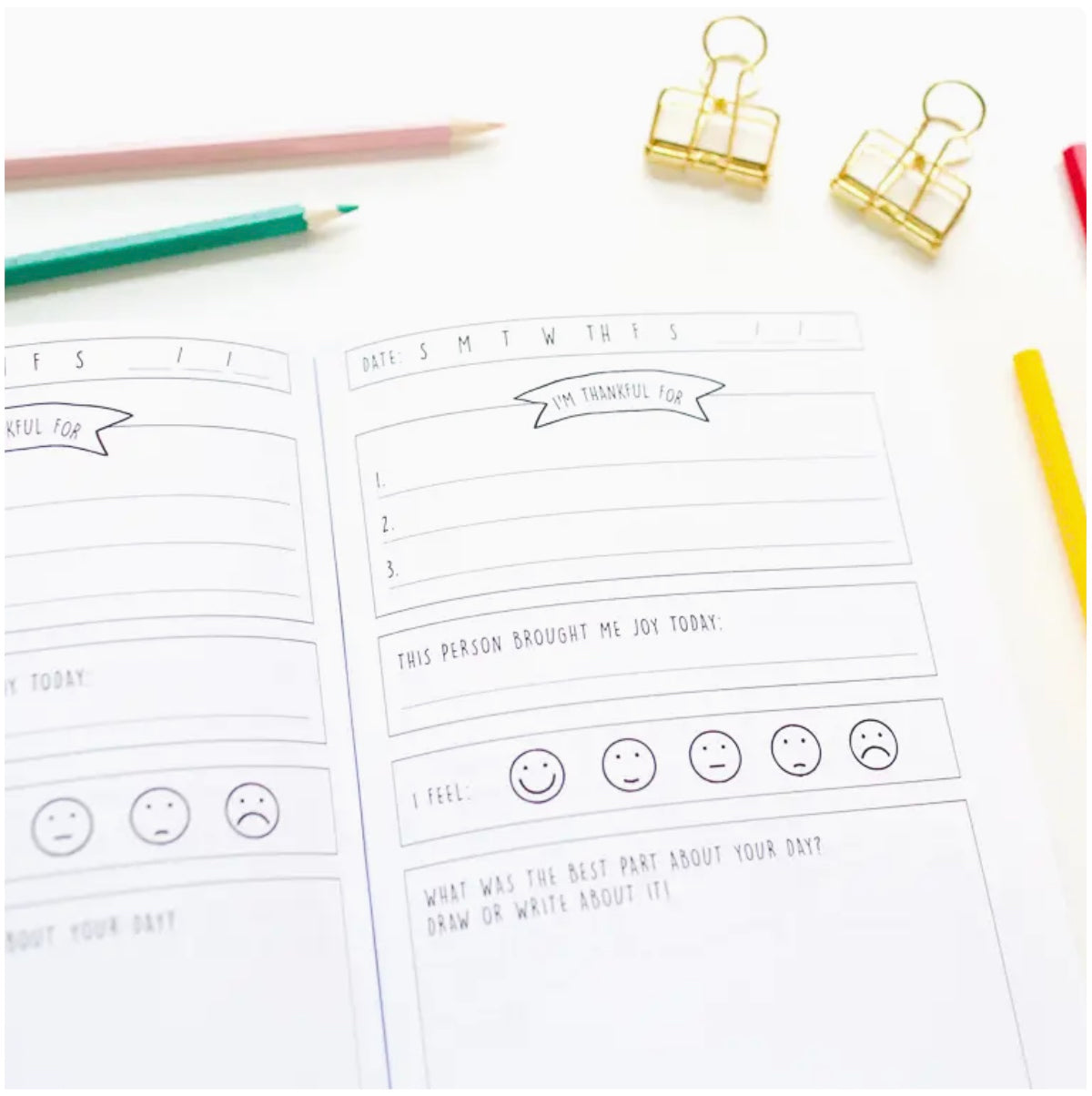 THE 3 MINUTE GRATITUDE JOURNAL FOR KIDS