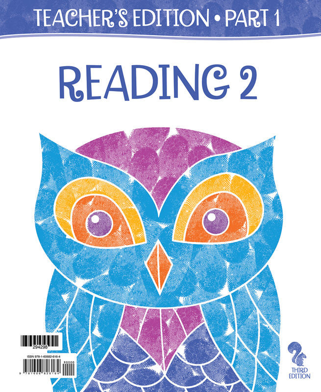 BJU Reading 2 Teacher's Edition, Parts 1 & 2