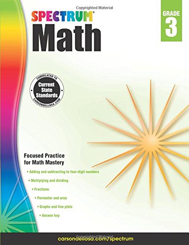 Spectrum Math Grade 3 Workbook