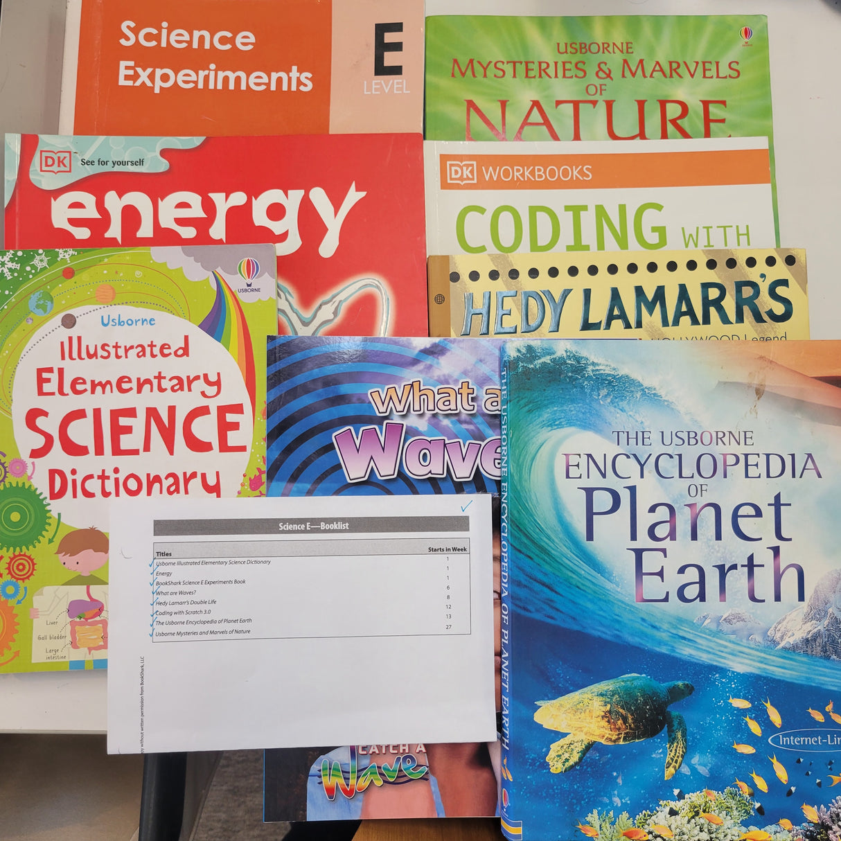 Bookshark Level E History, Science, Language Arts Instructor's Guide & Books
