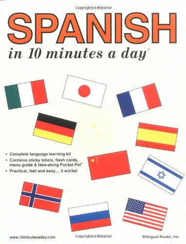 Spanish in 10 Minutes a Day® (10 Minutes a Day Series) (English and Spanish)