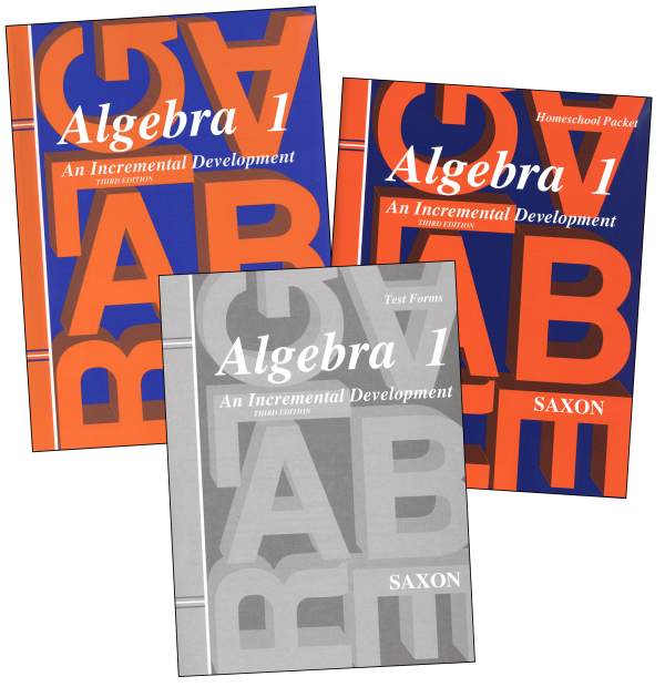 Saxon Algebra 1 Homeschool Kit 3rd ed. (Set of 3)