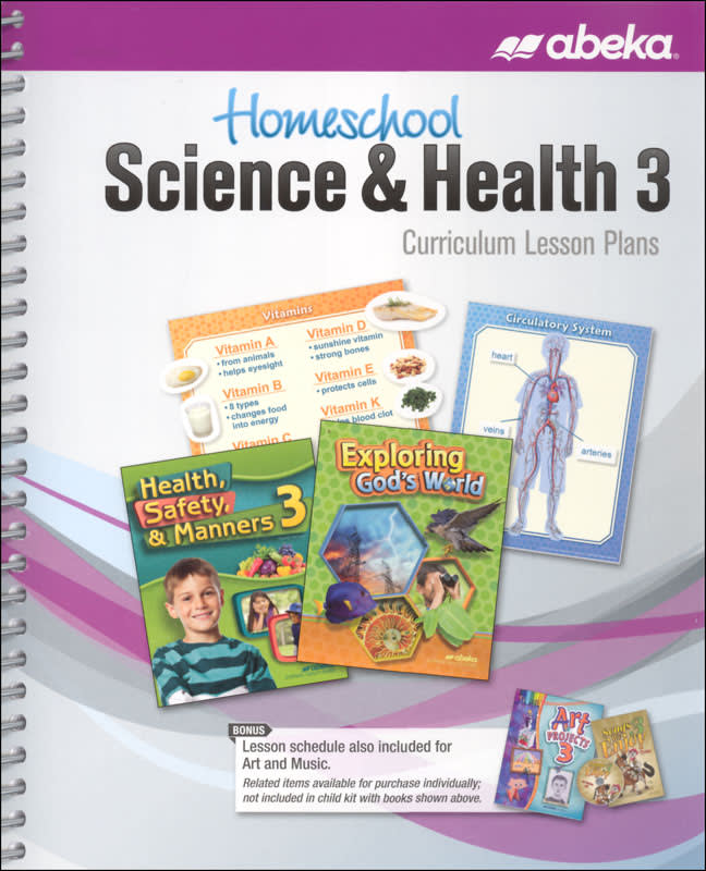 Abeka Homeschool Science and Heatlh 3 Curriculum Lesson Plans