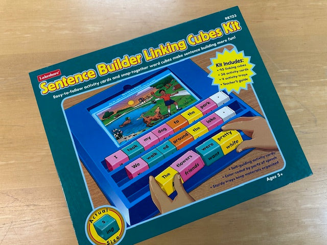 Sentence Builder Linking Cubes Kit