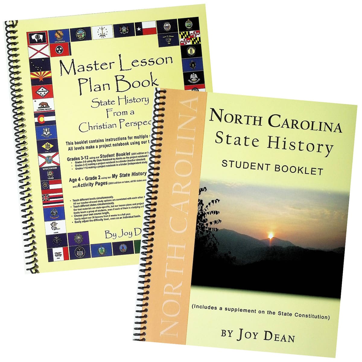 North Carolina State History Student Booklet, and Master Lesson Plan Book- Joy D