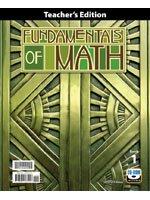 Fundamentals of Math BJU (Teacher Edition) (Second Edition)