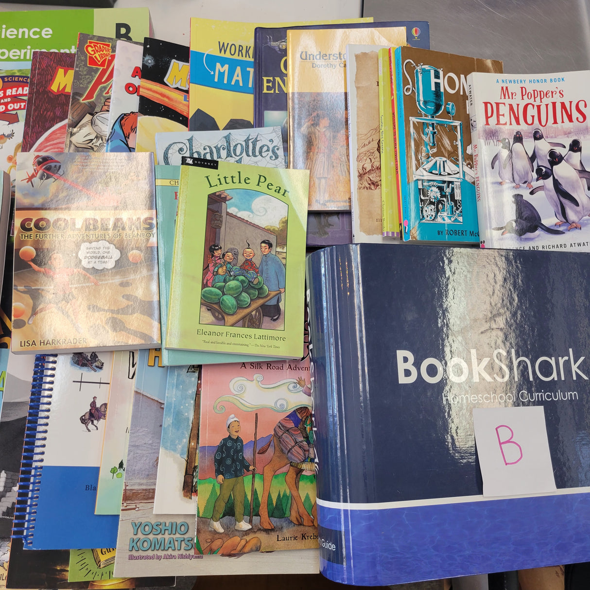 Bookshark Level B History & Science Instructor Guides & Literature Books
