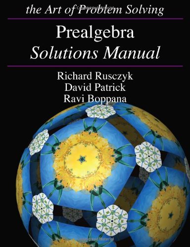 Prealgebra Solutions Manual- Art of Problem Solving