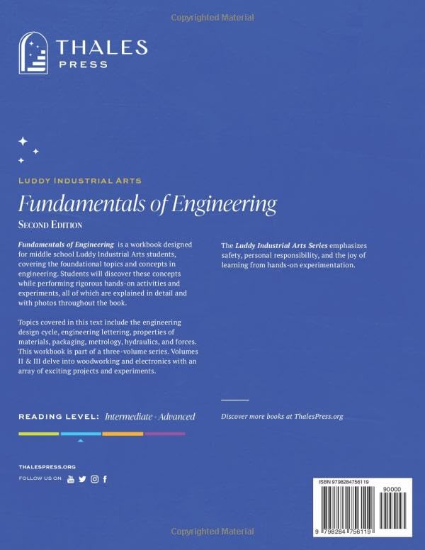 Fundamentals of Engineering (Luddy Industrial Arts, Vol I)