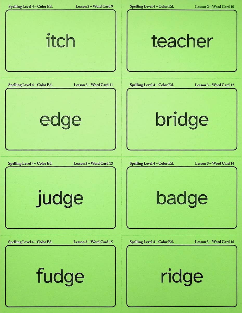 ALL ABOUT SPELLING LEVEL 4 STUDENT PACKET