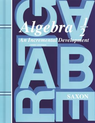 Algebra 1/2: Incremental Development (HB)