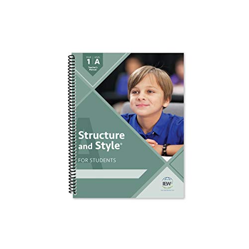 Structure and Style for Students: Year 1 Level A Teacher's Manual