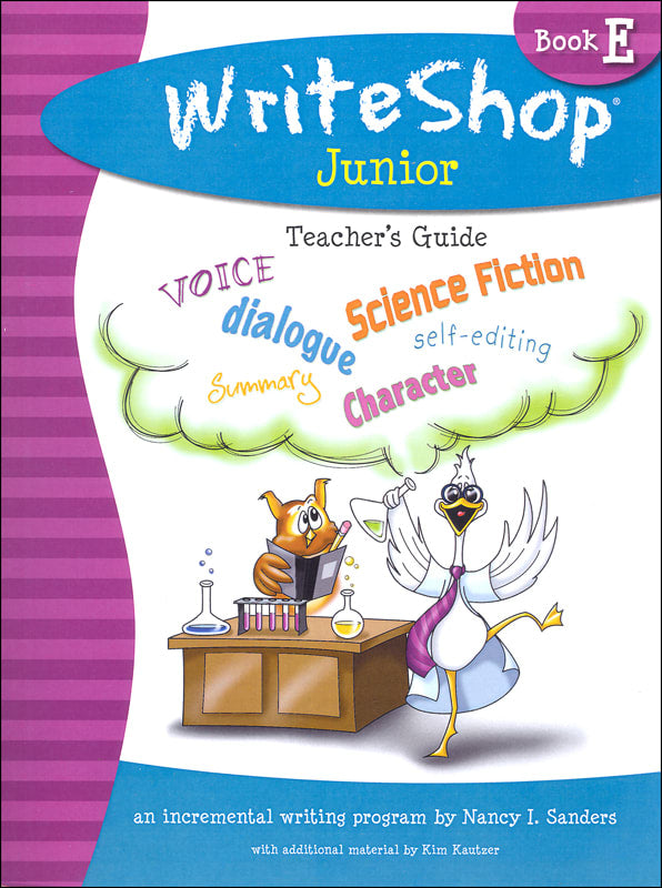 Write Shop Junior Book E Teacher's Guide