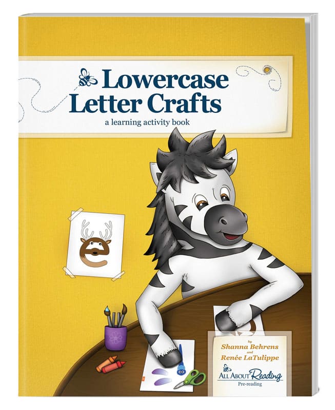 ALL ABOUT READING PRE-READING LOWERCASE LETTER CRAFTS