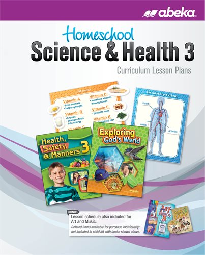 Abeka Homeschool Science and Health 3 Curriculum Lesson Plans
