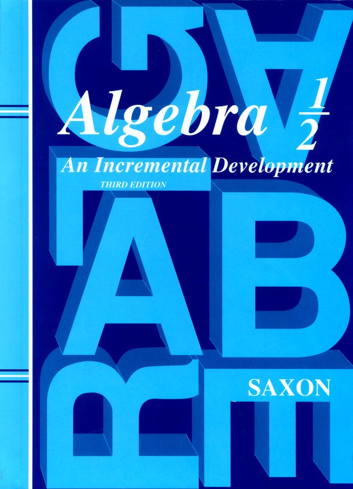 Saxon Algebra 1/2 Set of of 4