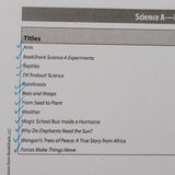 Bookshark Science A Literature Books Only (Set of 12)