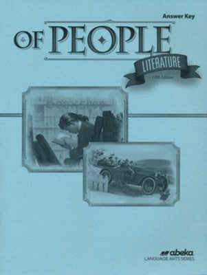 Of People Literature Answer key Fifth Edition