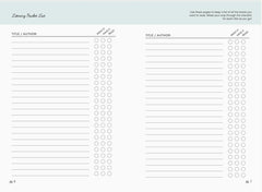 READING JOURNAL FOR TEENS