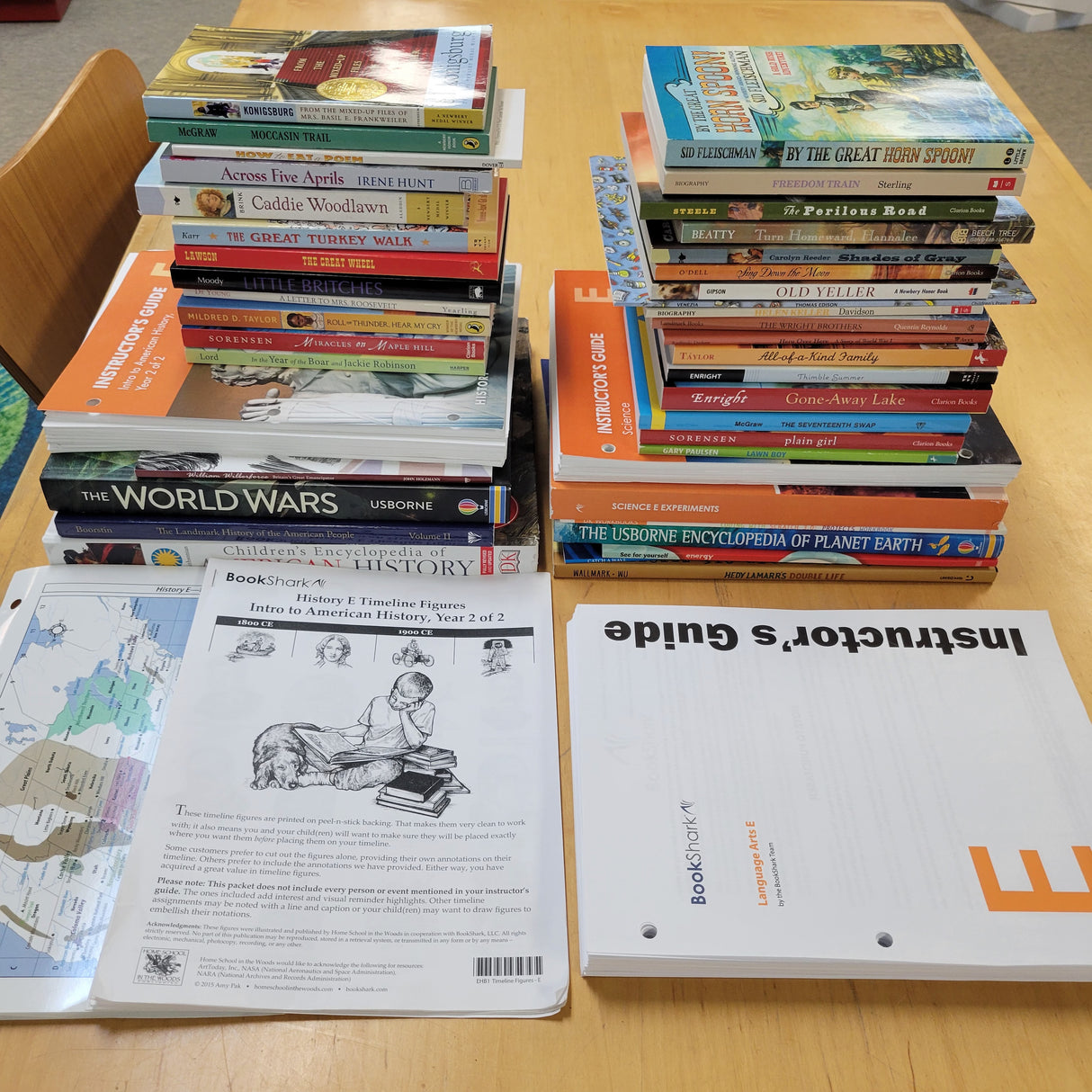 Bookshark Reading with History E & Science E Package