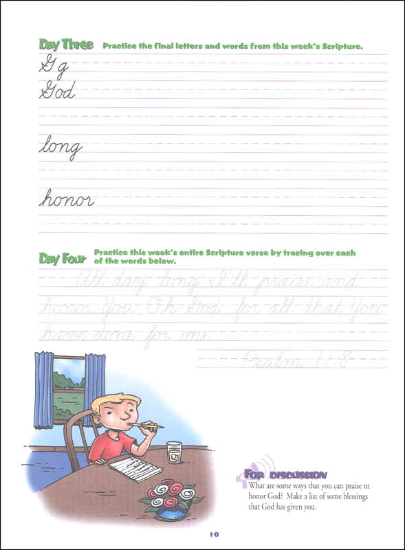 A REASON FOR HANDWRITING CURSIVE E WORKTEXT