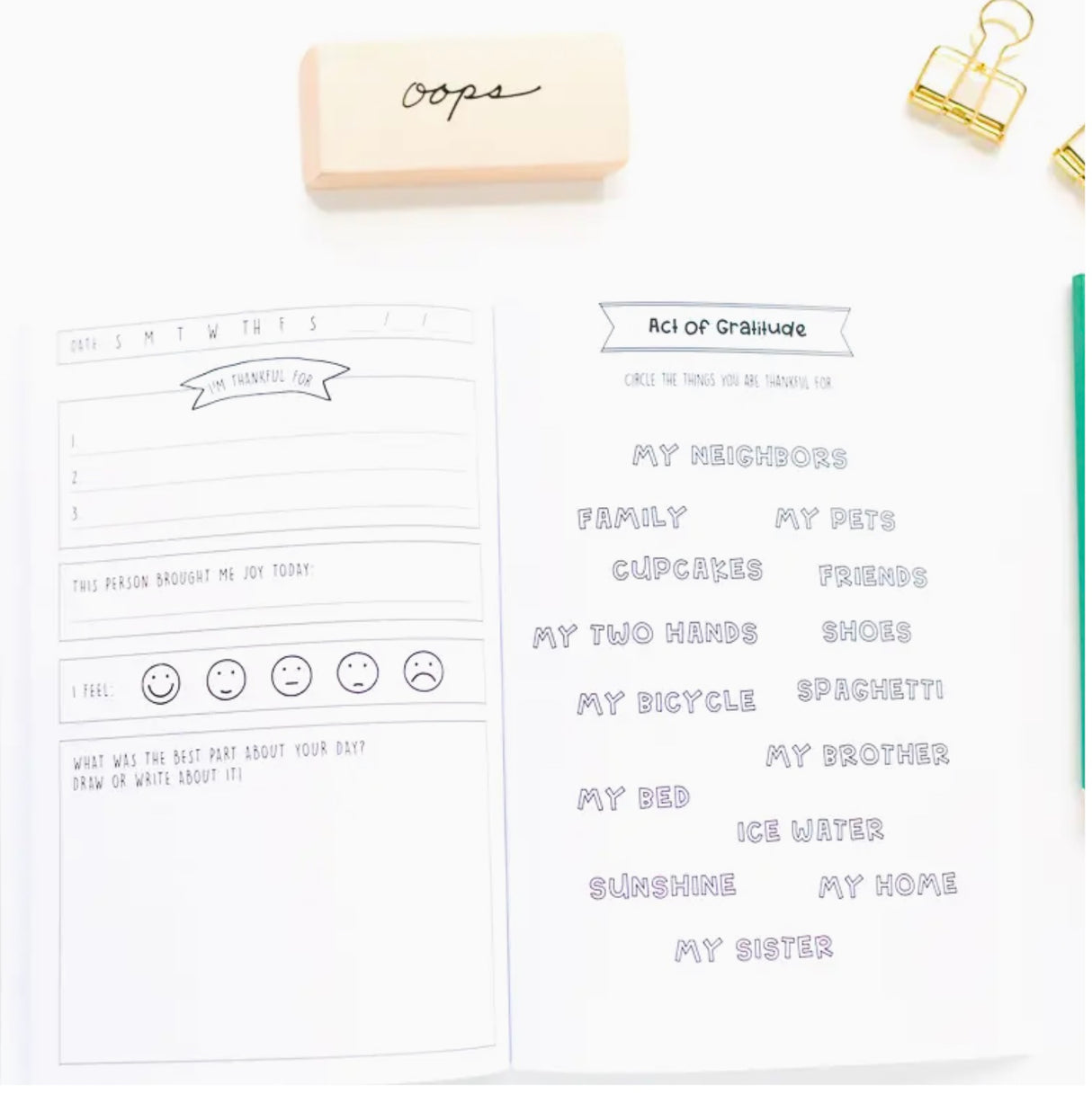 THE 3 MINUTE GRATITUDE JOURNAL FOR KIDS