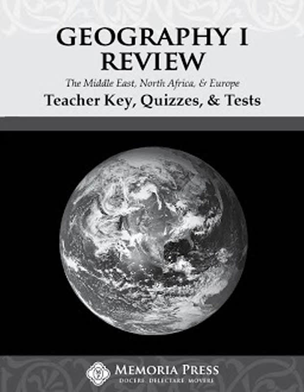 Geography I Review: Teacher Key, Quizzes, & Tests