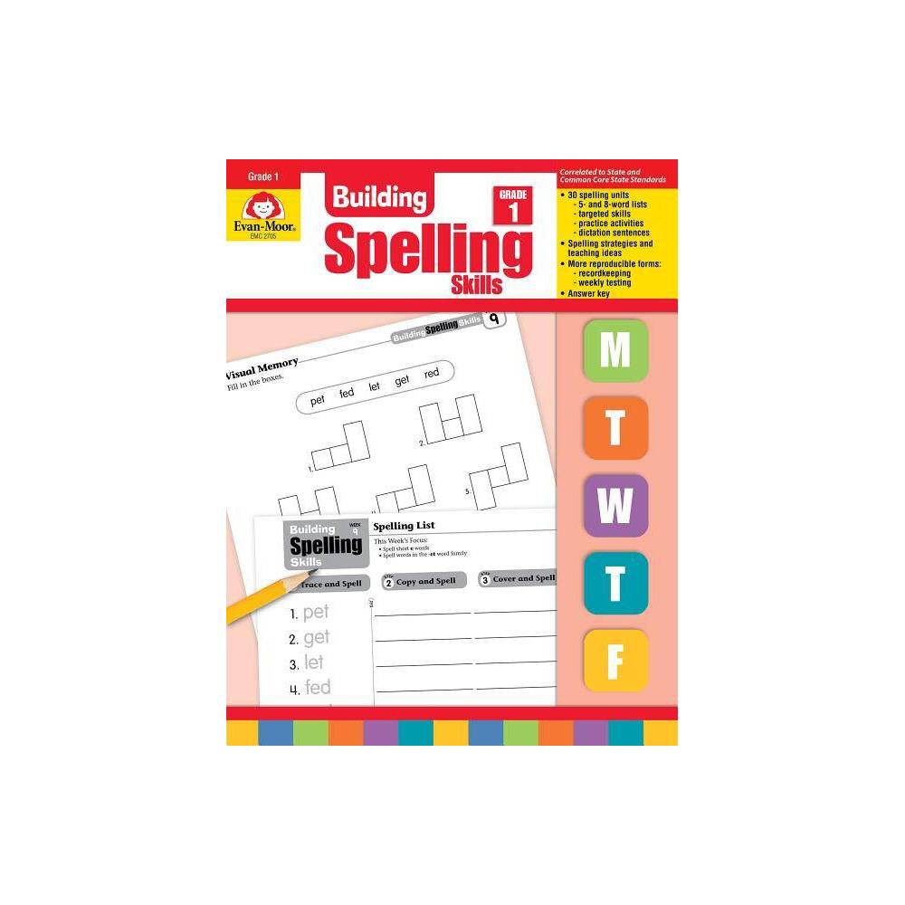 Evan Moor Building Spelling Skills Grade 1
