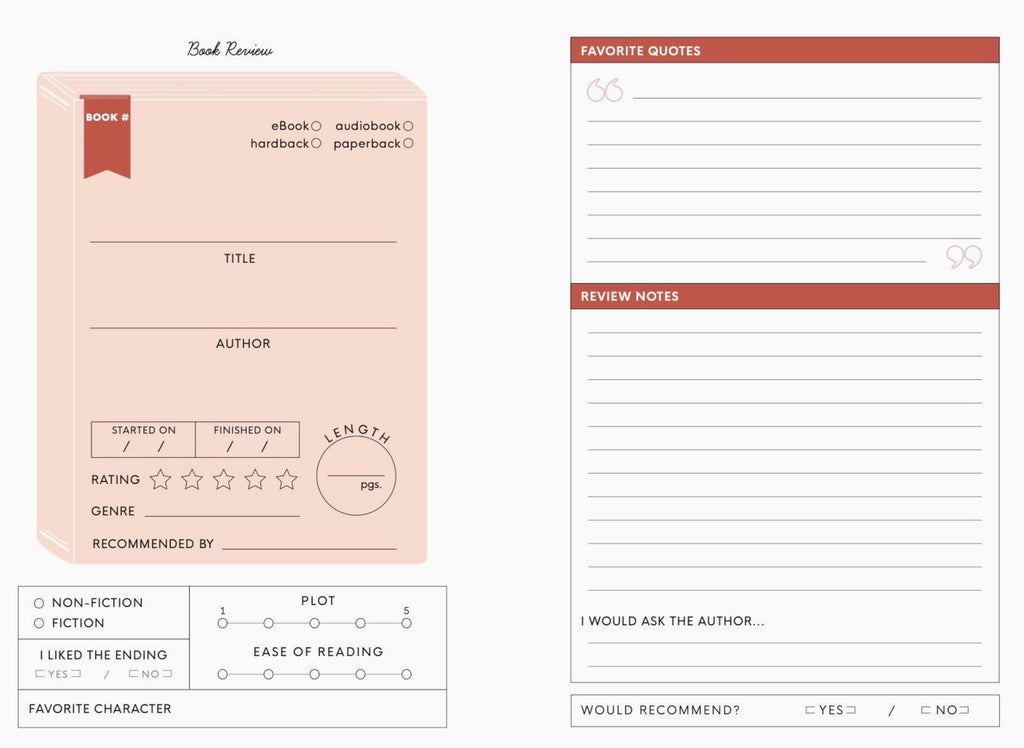 READING JOURNAL FOR TEENS
