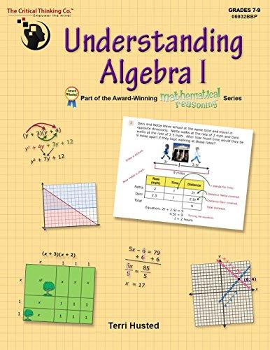 Understanding Algebra I Workbook Mathematical Reasoning