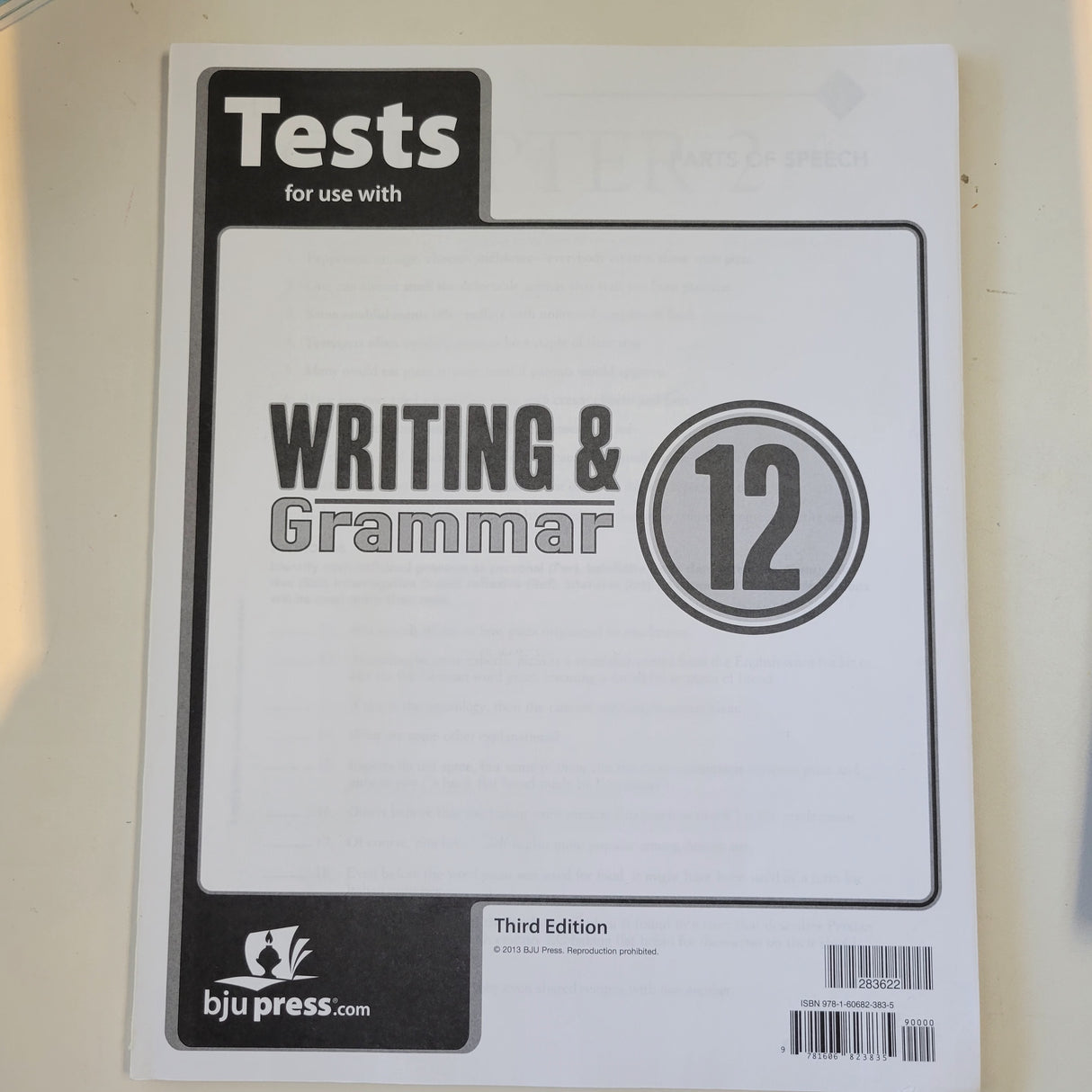 BJU Writing & Grammar Tests Grade 12 3rd ed.