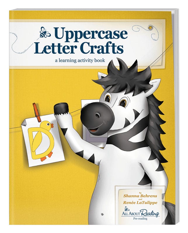 ALL ABOUT READING PRE-READING UPPERCASE LETTER CRAFTS