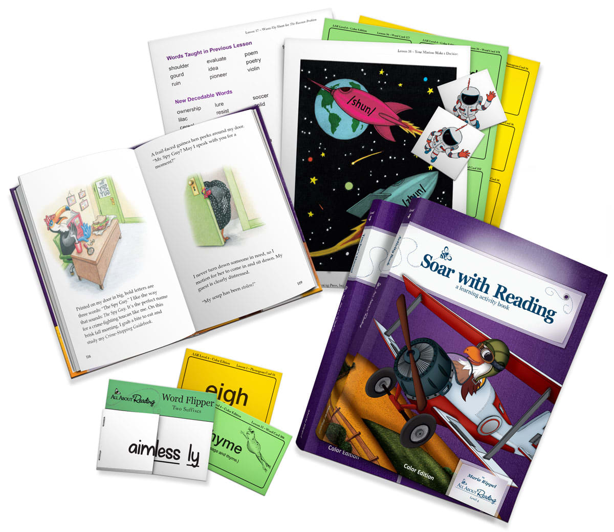 ALL ABOUT READING LEVEL 4 MATERIALS (COLOR ED.)