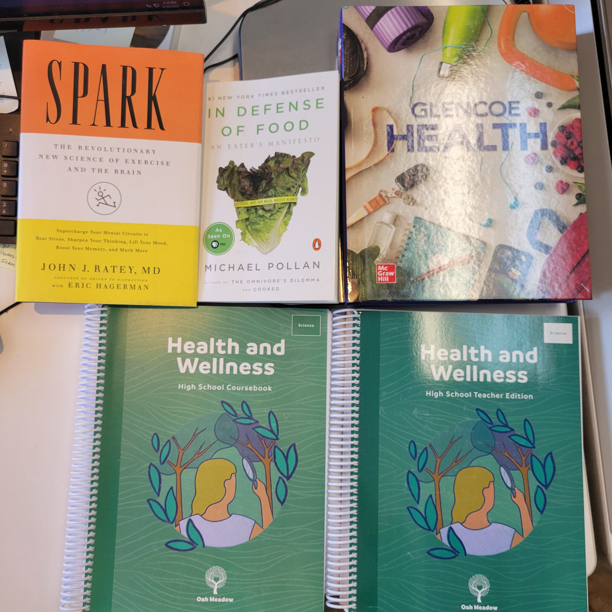 Health and Wellness, Oak Meadow, High School (Set of 5)