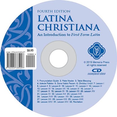 Latina Christiana I Pronunciation CD (Fourth Edition/ Memoria Press)