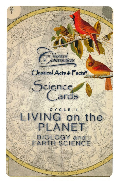 Living on the Planet Science Cards- Classical Conversations