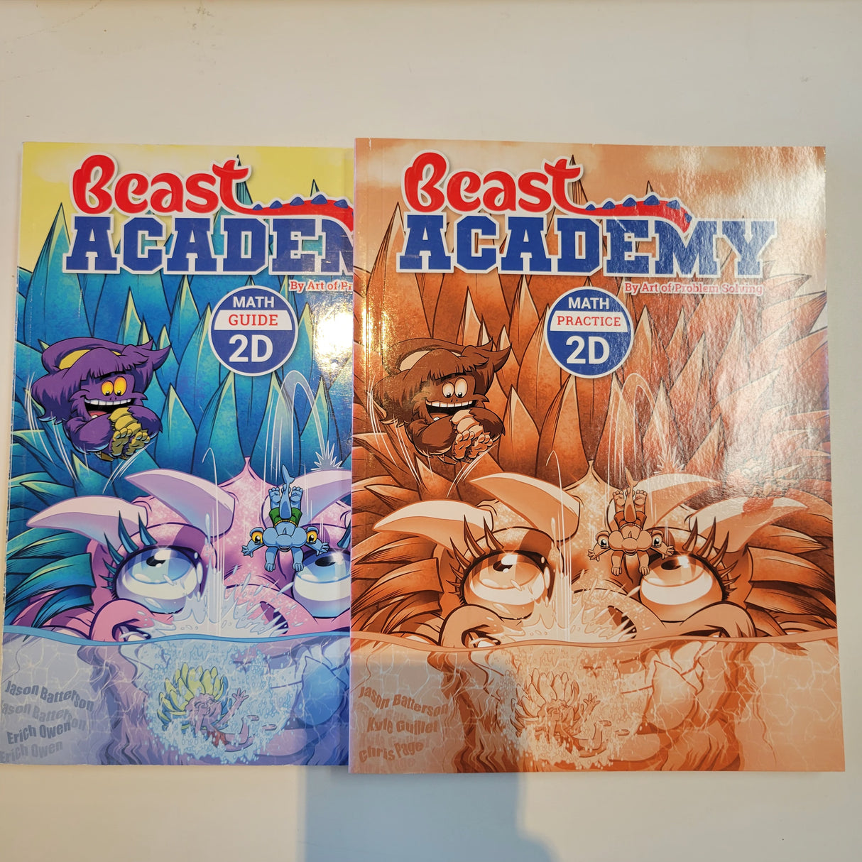 Beast Academy Level 2D Guide & Practice (Set of 2)