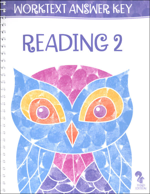 BJU Reading 2 Worktext Answer Key Third Edition