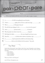 ALL ABOUT HOMOPHONES
