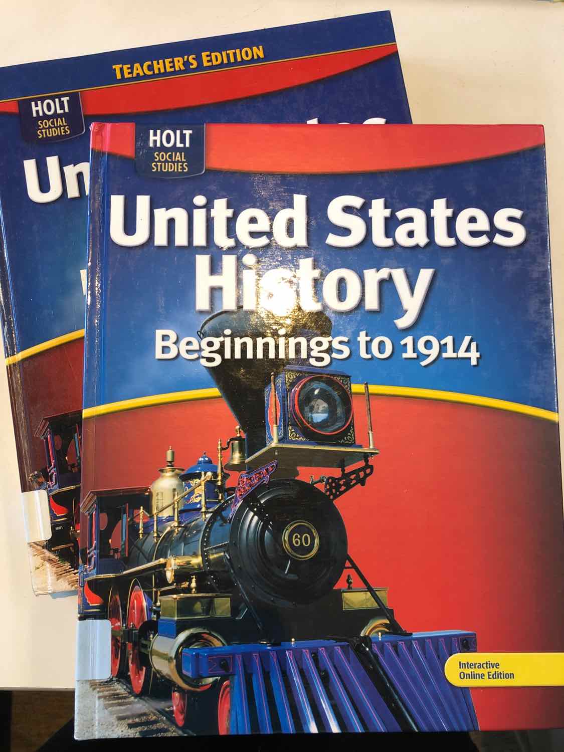Holt United States History - Beginnings to 1914 (Set of 2)